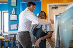 Jon Ossoff Instagram - After a delicious lunch cooked by Nana at Hometown Grill in Dublin, I announced funds I appropriated with bipartisan support to help build a new fire station the city requested.