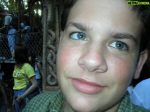 Jon Risinger Instagram - Happy anniversary, @disneyland. Been going to the park since I was a baby but here is my earliest digital photo there from 2002. A happy 18 year old in line for Indiana Jones.