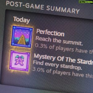 Jon Risinger Instagram - Did something last Friday that I had never gotten around to doing after playing Stardew Valley off and on for 8 years.