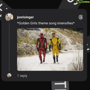 Jon Risinger Instagram - It's so nice when a couple still goes on walks together, even after so many years of being together. #deadpool3 #ryanreynolds #hughjackman