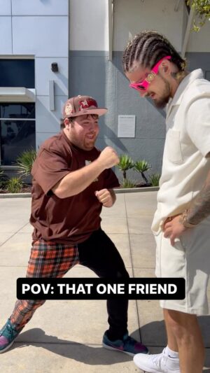 Jonah Antonyan Instagram - Who else’s friend shadowboxes all the time? @sugasean