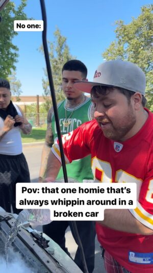 Jonah Antonyan Instagram - Bros always pulling over to fix something