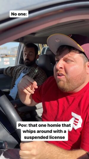 Jonah Antonyan Instagram - Bros license is never valid 🤣 @adam22 @theclassics96