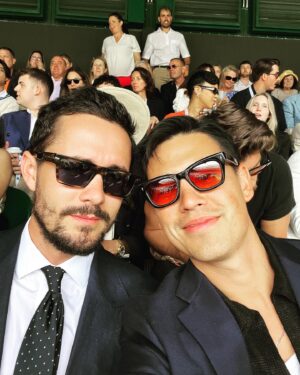 Jonah Hauer-King Instagram - big day out with the boy 🎾
thank you @ralphlauren
