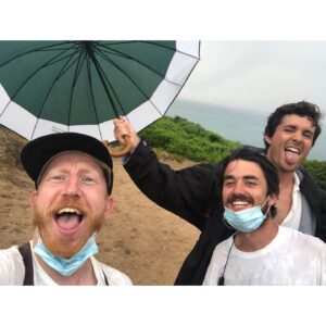 Jonah Hauer-King Instagram - BTS part III 🧜🏾‍♀️

last one, including a few birthday memories from this time 2 years ago 🐚🎉🎂 

1. costume fitting
2. Halle’s tiktok 
3. couple legends
4. scene with mum
5. sardinia beach 
6. bday I
7. bday II
8. ursula fight
9. best make up artist @carol9677 
10. kiss the girl