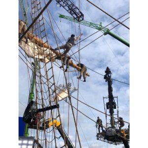 Jonah Hauer-King Instagram - the Little Mermaid is out…. 🧜🏾‍♀️🌊🦀

hundreds (thousands?) of incredible people worked on this film, throughout the height of covid. Very proud of them all and what they achieved. 

Some BTS content, probably more to come 🐚

1. sardinia
2. camera test
3. the ship in Pinewood
4. opening scene
5. soaking wet
6. my stunt double @stunt_badger 
7. the legend @artmalikofficial 
8. sardinia
9. soaking wet 
10. pals