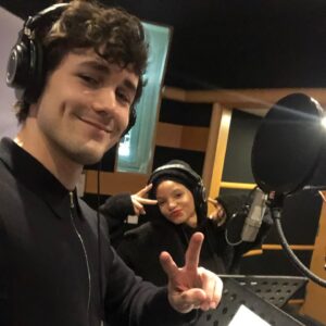 Jonah Hauer-King Instagram - album is out today 🌊

had an absolute dream time recording at Air Studios, Abbey Road and British Grove… most of it three years ago!