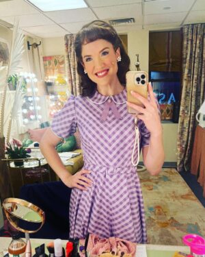 Jonalyn Saxer Instagram - In a huge whirlwind I had my Lorraine put in yesterday afternoon, and got to make my debut last night! 
This cast and team are so incredibly wonderful and supportive, I feel honored to be amongst them. So thankful for @taylorhaven and @bethiec717 for helping me feel so prepared, and for @lianamariehunt for her support and ridiculously helpful notes! As well as @wighope13 and Jenna for being there every step of the way backstage. 
There’s never a dull moment on broadway.
