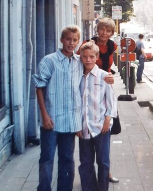 Jonas Bloquet Instagram - Early 2000's. #swag My amazing bro who's now an amazing dad and my beautiful fabulous mother.
