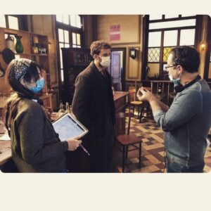 Jonas Bloquet Instagram - #germinal #jour11 @david_hourregue directing vs me listening