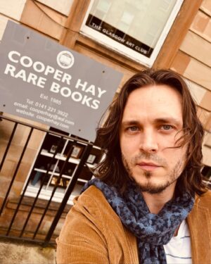 Jonathan Jackson Instagram - Enjoyed visiting cooperhayrarebooks in Glasgow! Found some amazing rare books. Excited about our second show at the Armadillo! 
.
#Nashies #Nashville #NashvilleReunionTour #UKTour #ClareBowen #CharlesEsten #JonathanJackson #SamPalladio