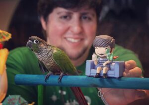 Jonathan Jafari Instagram - JonTron YouTooz Collectible NOW LIVE!! at: youtooz.com !! @youtooz 
I worked really hard in collaboration with the awesome people at @youtooz to make this for you all. It’s the first time I’ve ever done anything like this, so if you like it please consider buying one because every little bit helps us make bigger and better stuff on words into the future! Thank you guys so much for watching much love 💖💖💖