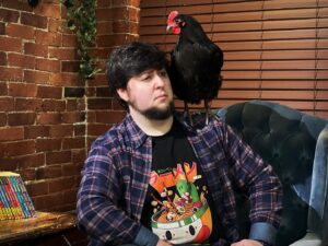 Jonathan Jafari Instagram - You would dare come for my boy? Not if I have a damn thing to say about it, tbh… 🐓🙅🏻‍♂️🛑