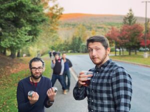 Jonathan Jafari Instagram - The boys kidnapped me and took me to Upstate New York for a surprise Oktoberfest in the Catskills 🍻 Simply couldn’t ask for a better bunch of bros 😭