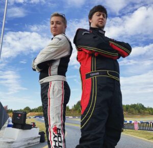 Jonathan Jafari Instagram - Watch me go head to head on the racetrack with professional NASCAR driver @garrettsmithley in today’s new video!! Don’t miss this event of the century over on my YouTube channel... Link in Bio