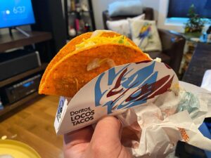 Jonathan Jafari Instagram - My wife just actually ordered a taco from Taco Bell where the Shell is made out of Doritos and somehow deep down I get the feeling that something somewhere went very wrong/right