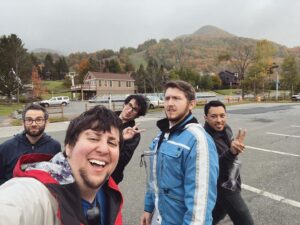 Jonathan Jafari Instagram - The boys kidnapped me and took me to Upstate New York for a surprise Oktoberfest in the Catskills 🍻 Simply couldn’t ask for a better bunch of bros 😭