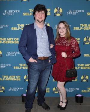Jonathan Jafari Instagram - Had a great time at the premiere of #theartofselfdefense starring Jessie Eisenberg over at the Alamo Drafthouse. I’m now convinced all movie theatres should serve food and drinks 😭