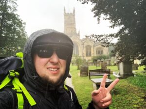 Jonathan Jafari Instagram - I’m stuck in a rainstorm in the cemetery of a Gothic Cathedral for some reason how r u doing