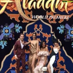 Jonathan Keltz Instagram - We had the most magical time at the @disneyaladdin premiere last night. @menamassoud you were absolutely fantastic! Couldn’t be prouder brother! Watch out 🌎!!Everyone make sure you check out the film OPENING THIS WEEKEND WORLDWIDE! Shout out to the street rat squad: @laysladeo @elma.begovic @babynezza