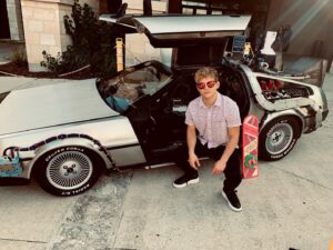 Jonathan Lipnicki Instagram - “Roads? Where we’re going we don’t need roads.”