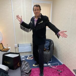 Jonathan Ross Instagram - Last nights Masked Singer. Kansai, and Dries Van Noten plus Converse. Swag.