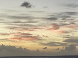 Jonathan Ross Instagram - Sunset clouds in Turcs and Caicos.