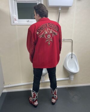 Jonathan Ross Instagram - Joel Dommett took this pic in a break during filming of the new series of Masked Singer. I have reported him to the Authorities.
