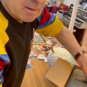 Jonathan Ross Instagram - Joel Dommett came to hang out with me today. We unboxed my new Transformers toy. It was rad and gnarly.