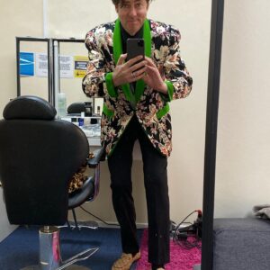 Jonathan Ross Instagram - Vintage Gaultier jacket from my collection finally gets an outing on tonight’s Masked Singer recording. The really old amongst you will pick up on a distinct Max Miller vibe.