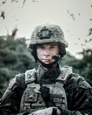 Jonathan Whitesell Instagram - "Private First-Class Jonah Ross, an adrenaline junkie who grew up on video games, now faced with his first contact with the enemy." 

📷: @danielcwjun

#ValiantOne