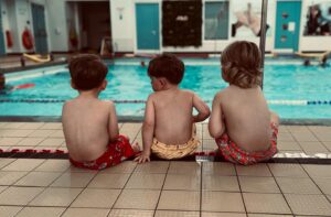 Jonnie Irwin Instagram - Swimming lessons-proper dad vibes watching my trio today.