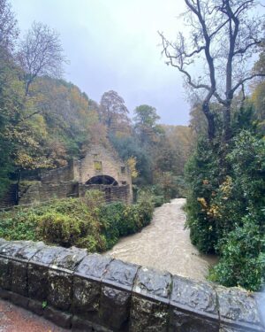Jonnie Irwin Instagram - Apart from the constant peril of fearing one of the lads is gonna jump in or not hit the breaks in time we all got home without incident and probably as wet as if we had all gone in but Jesmond Dean is a special place to visit in any weather, home now for a lot fire to dry out. #jesmonddene #familywalk #sunday #wetweekend