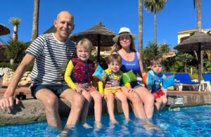 Jonnie Irwin Instagram - Back to the cold after a few days in the sun for my birthday. Big thanks for the generous hospitality given to us by @wyndhamcostadelsol . It was the ideal location for us all and the hot tub in our garden was a massive hit! I reckon we got the last bit of warm weather so feeling blessed.