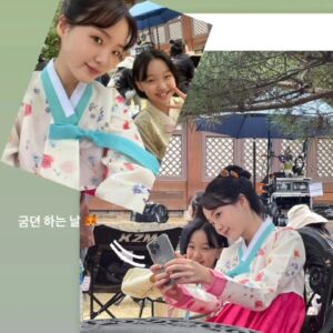 Joo Ye-rim Instagram - #구미호뎐1938 
⛩️묘연각 미모의 매화 난초 국희 언니들과🌸

#매난국죽 
오늘은 귀신부르는 구석놀이😱