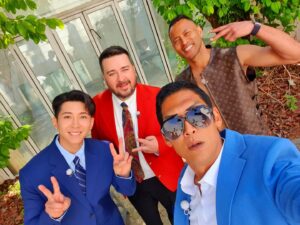 Joon Park Instagram - 요오우~ 쬬옥꿈잇다 XYOB~ Git it!!! 빼애앰!!!
Yo~~~ SOON on XYOB~ Git it!!! BBBAAAMMM!!!
#지오디 #fangod #박준형 #부라이언 #쌤해밍턴 #전태풍 #XYOB #JoonPark #ParkJoonHyung #BrianJoo #flyToTheSky #SamHammington #chonTaePoong #요오우다들금요일마무리쓰들잘하구즐겁구안전한주말쓰기릿빼애앰 #EveryoneHavaFANTABULOUSweekend #Seoul #Koreanboy #band #SeoulKorea #Kpop