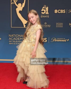 Jophielle Love Instagram - Daytime Emmy’s 2024 @daytimeemmys  #daytimeemmys @jophiellelove #jophiellelove  @gettyentertainment the Getty images @generalhospitalabc 
Emmy nominee Best Original Song
Dress by @mischkaaoki , signed by the cast of @generalhospitalabc and soon to be auctioned to raise money for @savethechildren . Stay tuned. 
And enjoy Shine on all digital platforms.