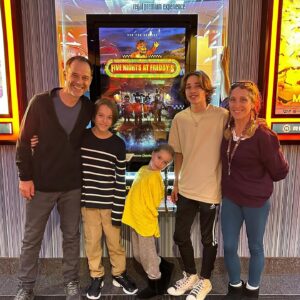Jophielle Love Instagram - It’s a family affair! 
@fnafmovie 
My dad @jade_is_bonnie  is  Bonnie and is also a high-wire walker and stuntman @fire_high_wire 

My brother Raphael @raphael_luce  is also young Vecna / 001 / Henry Creel in Stranger Things @strangerthingstv 

My brother Gabriel is the biggest FNAF fan and he helped and advised the animatronics when they had questions about the fandom.  @therealgabrielsky is also an actor. 
My two brothers appear in the Freddy Fazzbear’s Pizzeria infomercial in the movie … A quick cameo … just because who wouldn’t want to be in there somehow? 
My mom Karine @karinettesoleil is a stuntwoman , she tested some stunts for Aby and she also manages the whole family and others for Meet & Greet with the fans. @comicconsmanager 
The whole family is heading to Peru 🇵🇪 next to meet the fans there! How fun! 
Always on an adventure … @boat_high_life 
Now you know it all!

@jophiellelove