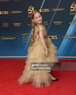 Jophielle Love Instagram - Daytime Emmy’s 2024 @daytimeemmys  #daytimeemmys @jophiellelove #jophiellelove  @gettyentertainment the Getty images @generalhospitalabc 
Emmy nominee Best Original Song
Dress by @mischkaaoki , signed by the cast of @generalhospitalabc and soon to be auctioned to raise money for @savethechildren . Stay tuned. 
And enjoy Shine on all digital platforms.