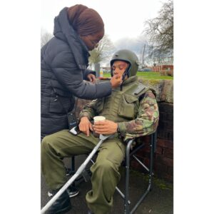 Jordan Bolger Instagram - Fun fact…well, wasn’t that fun but…I broke my foot about half way through filming. Made it work though 💪🏽😅