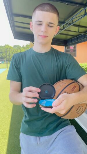 Jordan Clark Instagram - Sports Hacks you need in your life 🏀 #invisalignpartner #invisalign #invisisdramafree #smilesquad  Link in bio join me today https://www.smilesquad.link/l/5stIaJ8N
