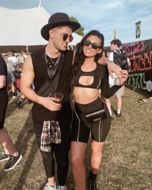 Jordan Davies Instagram - Happy Valentine’s Day ❤️ 

You’re my lobster 🦞  Although judging by the colour of my skin in some of these photos it’s probably the other way around. 

You’re the best thing to ever happen to me & I wouldn’t change anything for the world ❤️ Here’s to making plenty more memories in 2024 & probably plenty more animals for our mini farm 🐑🐐🐔