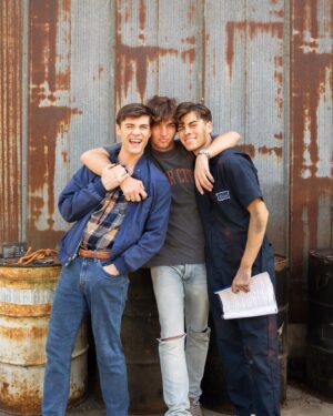 Jordan Doww Instagram - & that is a picture wrap on my second film this year! this is the story about brandon & evan. in just one short week, i got to live inside a queer love story set in the 80’s. i just love what i do. and i loved this team so so much. it was an honor to get the chance to know you, brandon <3.
