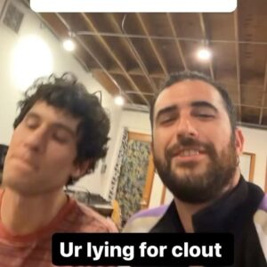 Jordan Firstman Instagram - Musical secrets with Brad from last night! I’ve been doing unlicensed electrical work for 3 years now ❤️what’s ur fav?