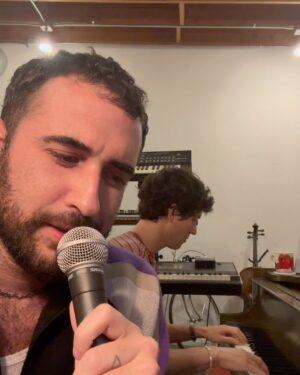 Jordan Firstman Instagram - Musical secrets with Brad from last night! I’ve been doing unlicensed electrical work for 3 years now ❤️what’s ur fav?