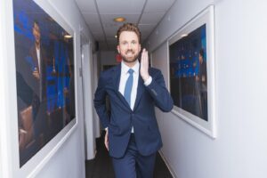 Jordan Klepper Instagram - What a week. Thanks @thedailyshow. 

Photo @pbsthephotographer