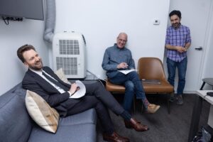 Jordan Klepper Instagram - This job is so fun. A joy to work with so many funny and smart folks. Some pics from the first few days. 

Photos by @pbsthephotographer