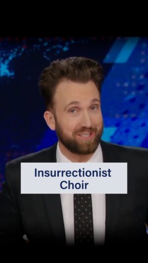 Jordan Klepper Instagram - Trump is rewriting the events of January 6th, starting with his choir of jailbird insurrectionists
