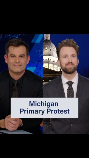 Jordan Klepper Instagram - It takes true Michiganders like @michaelkosta and @jordanklepper to decipher what just happened at the Democratic primary there
