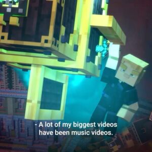 Jordan Maron Instagram - @jordanmaron is sharing some love for @minecraft’s one trillion views ❤️ join Jordan & more creators celebrating the Minecraft community now ⛏ #MinecraftMuseum